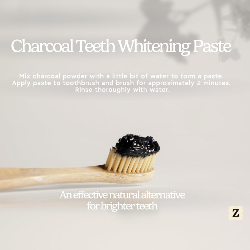 Zen Principle Activated Charcoal Powder 8 oz – 100% USA Hardwood | Teeth Whitening, Skin & Digestion