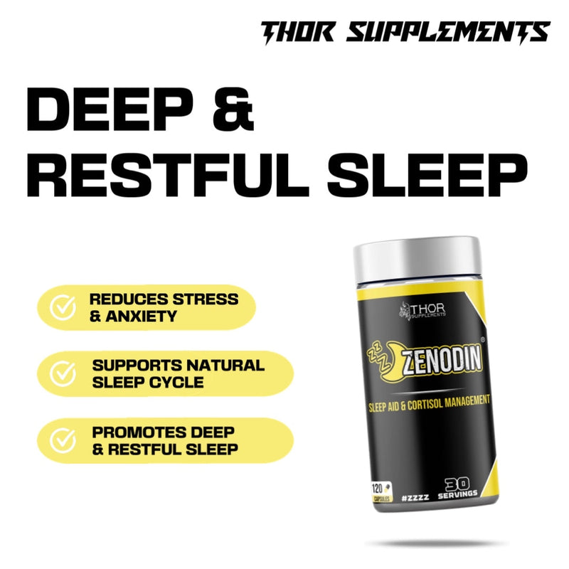 Zenodin® | Sleep Aid & Cortisol Management | 120 Capsules