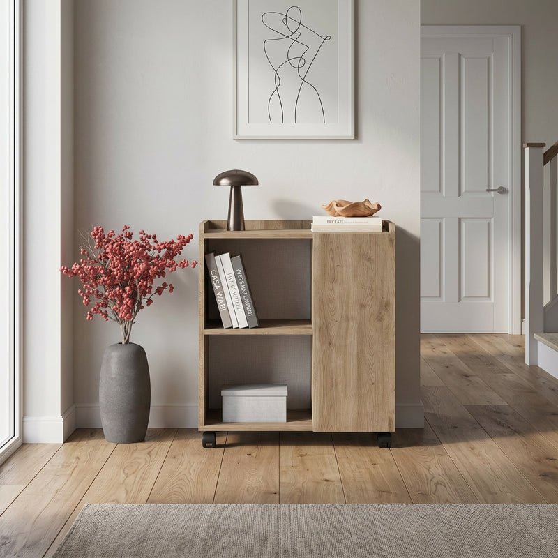 Zeo Sideboard Cabinet with Heels - Modern Design - 4 Compartments