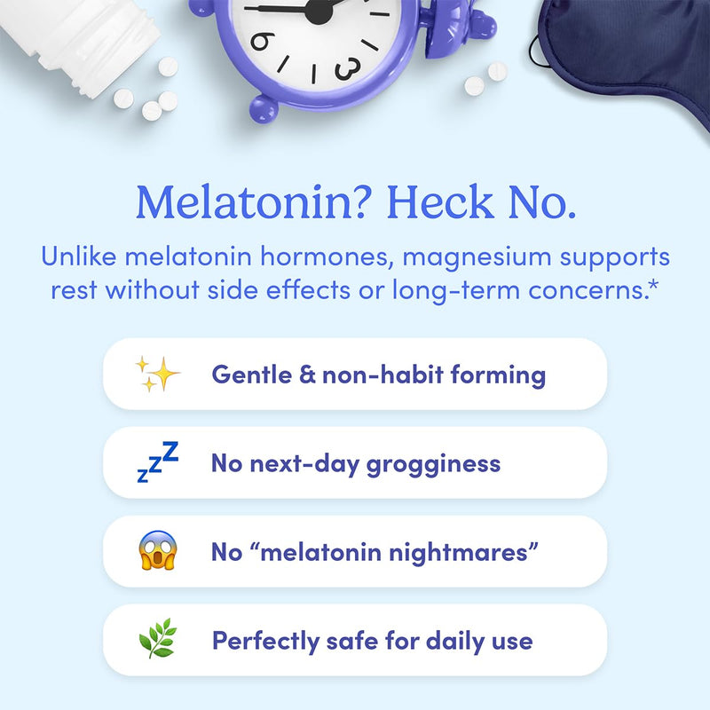 First Day Teens’ Nighttime Reset Calming Magnesium Gummies – Sleep, Mood & Energy (No Melatonin) – 60‑Day Supply