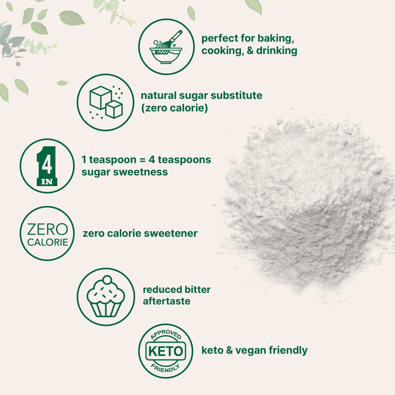 Stevia Erythritol Blend Powder – 4 lb | Zero Calorie, Keto & Low Carb