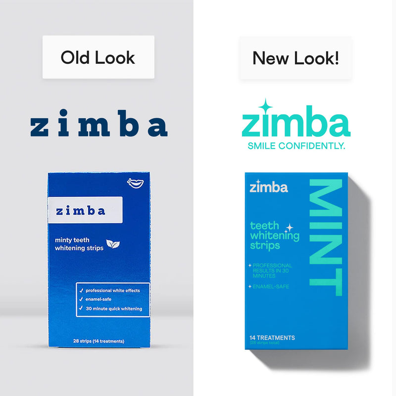 Zimba Watermelon Teeth Whitening Strips — Vegan & Enamel Safe