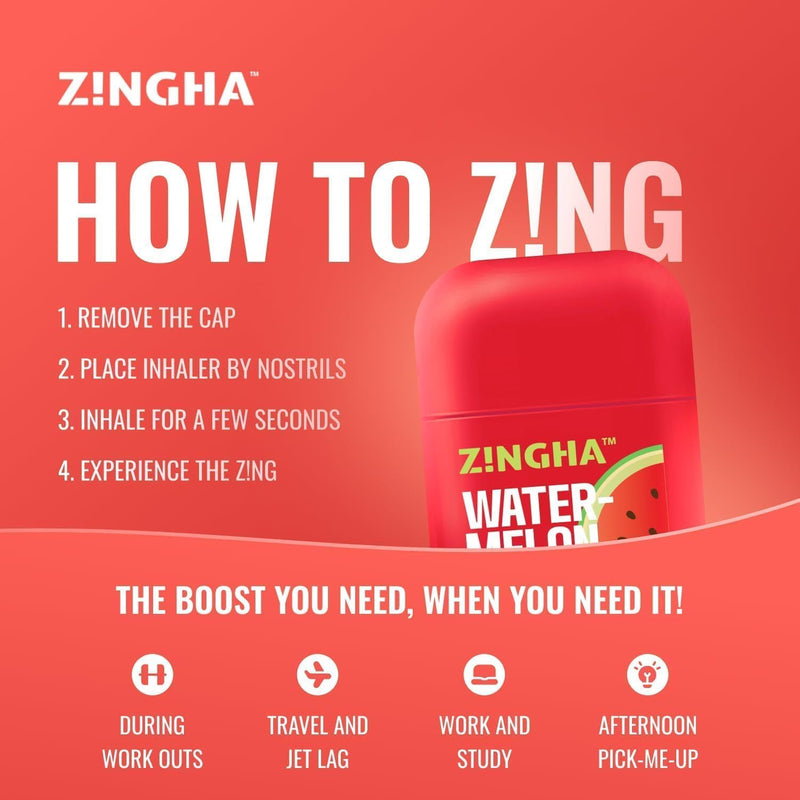Z!NGHA Dual Nasal Inhaler – Uplifting Aromatherapy On The Go