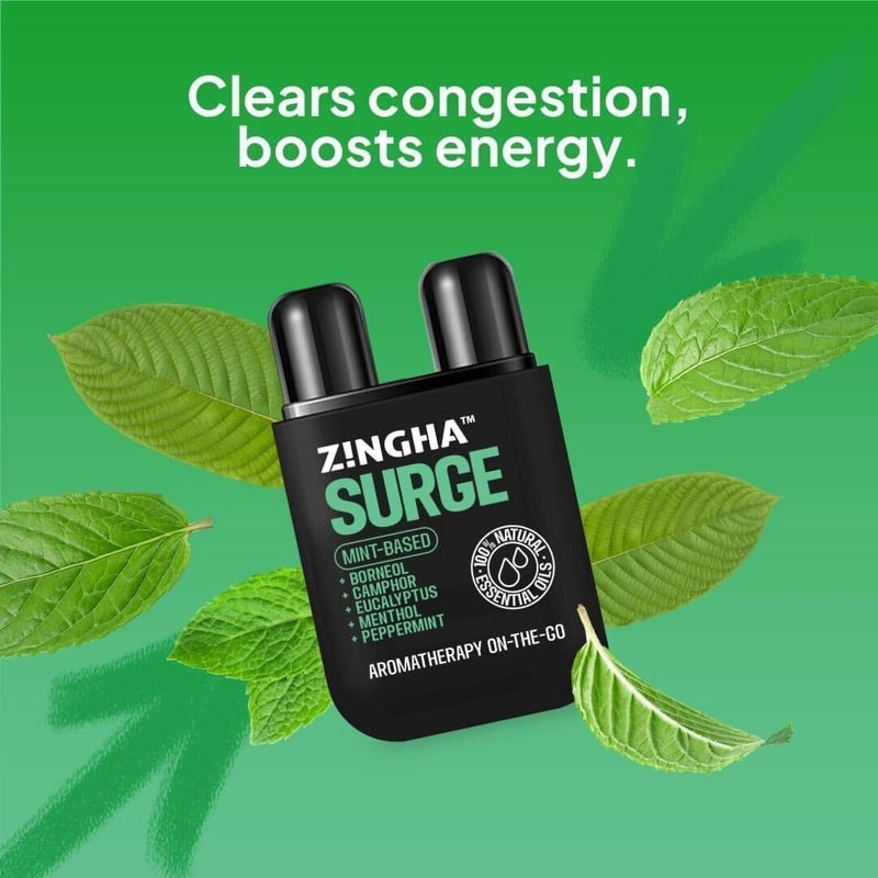 Z!NGHA Dual Nasal Inhaler – Uplifting Aromatherapy for Daily Clarity