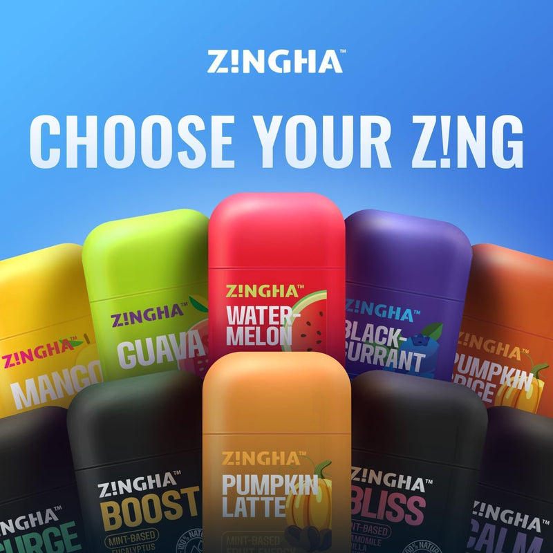 Z!NGHA Dual Nasal Inhaler – Uplifting Aromatherapy for Daily Clarity