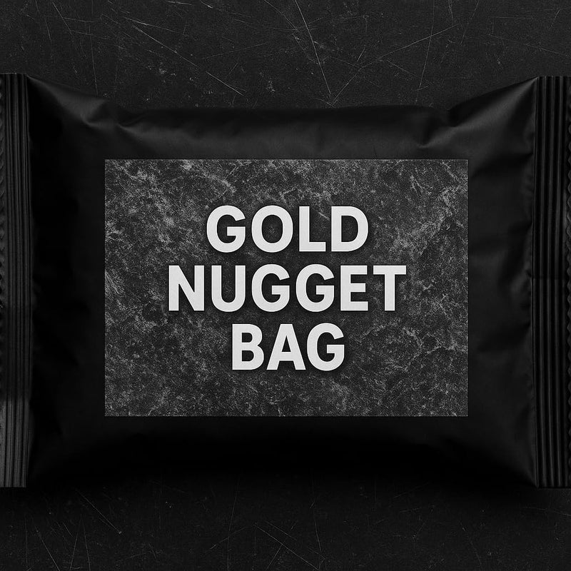 Zurjy 1-Pack Gold Paydirt – Home Panning Nugget & Flakes Treasure Bag