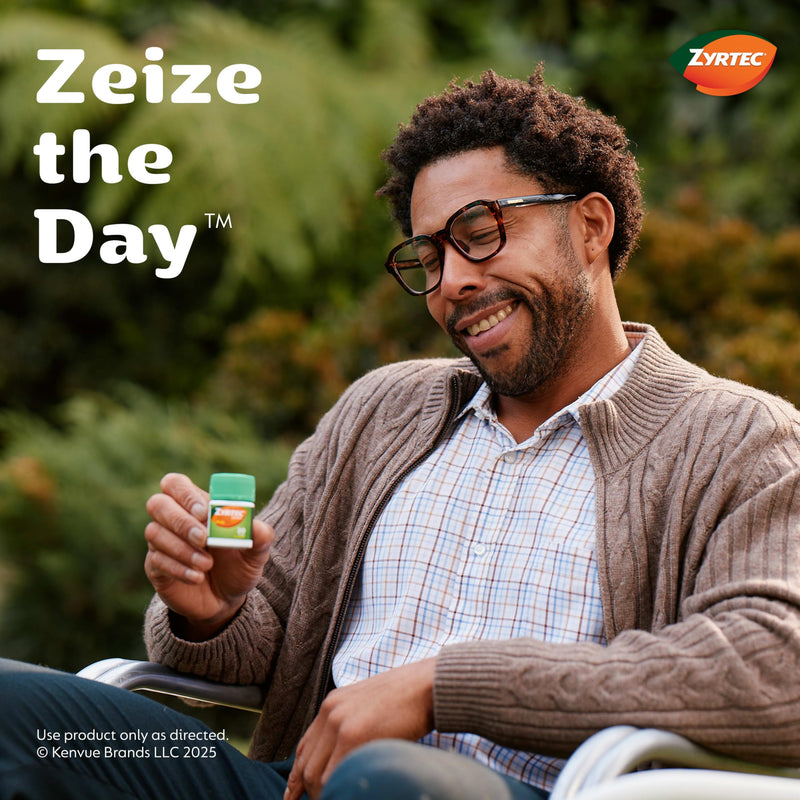 Zyrtec 24 Hour Allergy Relief Tablets | 10 mg Cetirizine HCl | Indoor & Outdoor Allergy Medicine | 45 ct